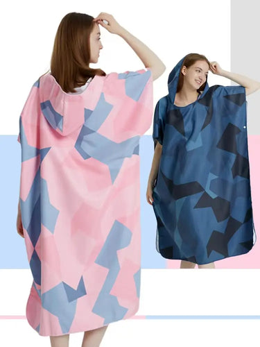 Towel Hoodie Microfiber Beach Robe